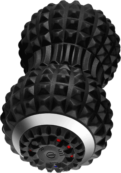 EaseWell™ Standard Bundle - black dual massage roller with temperature control and textured grip for muscle relief.